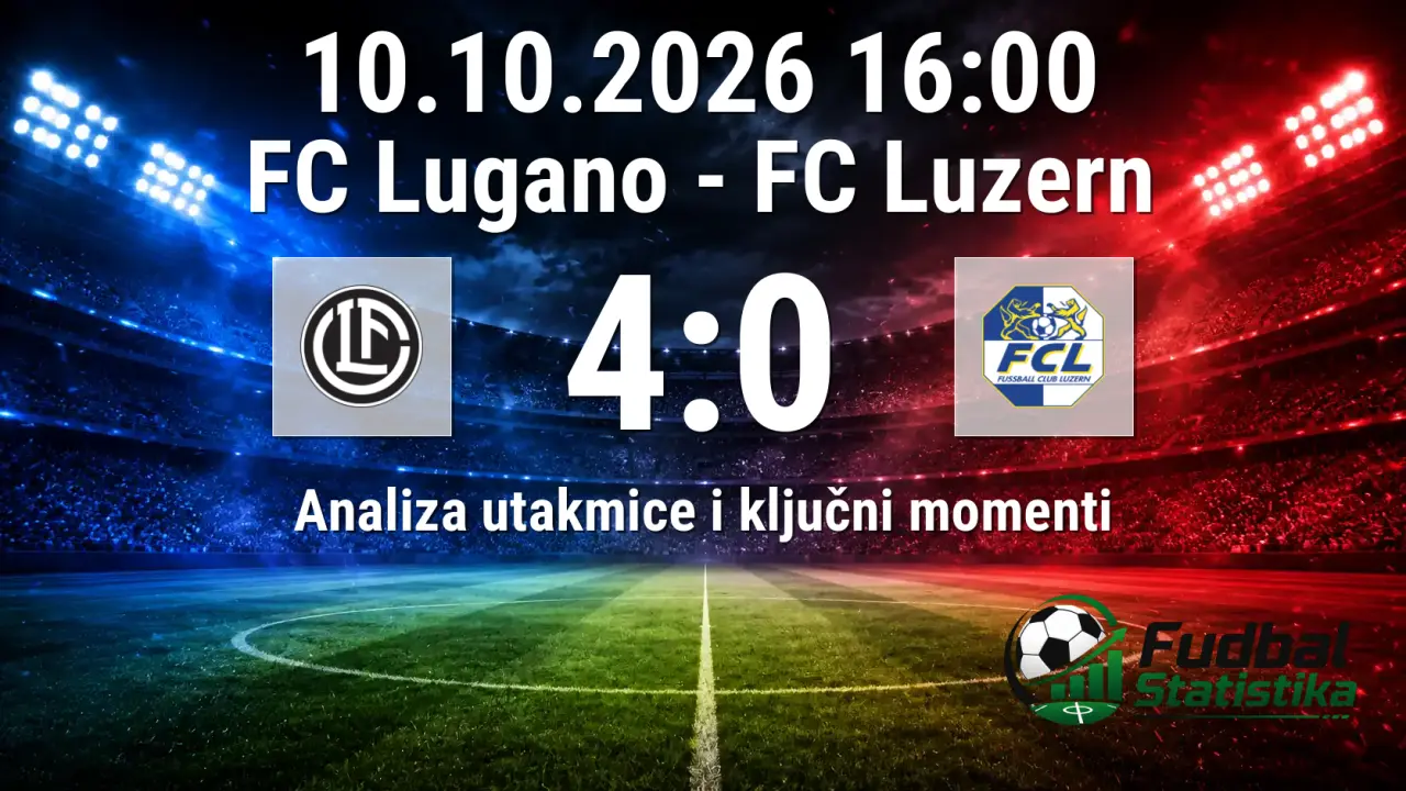 FC Lugano - FC Luzern 4:0 analiza
