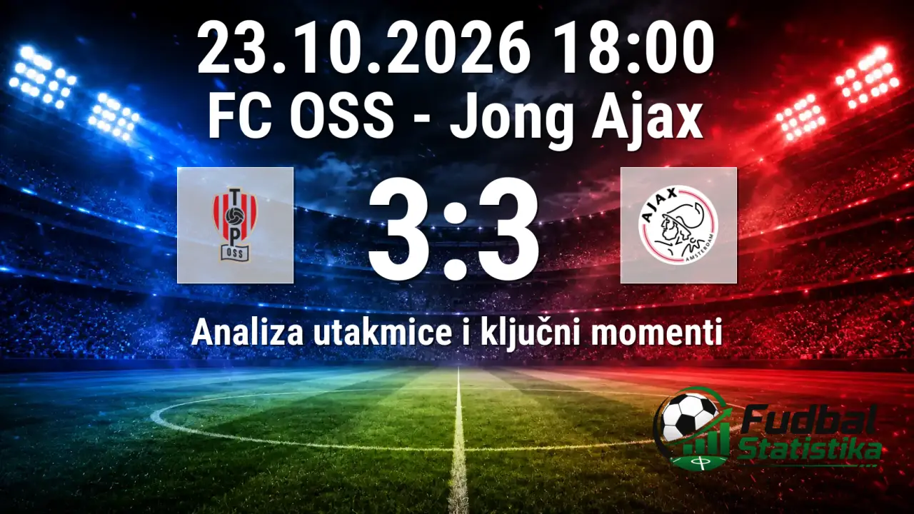 FC OSS i Jong Ajax odigrali 3:3 u Eerste Divisie