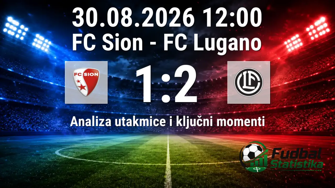 FC Sion - FC Lugano 1:2, Super League 5. kolo