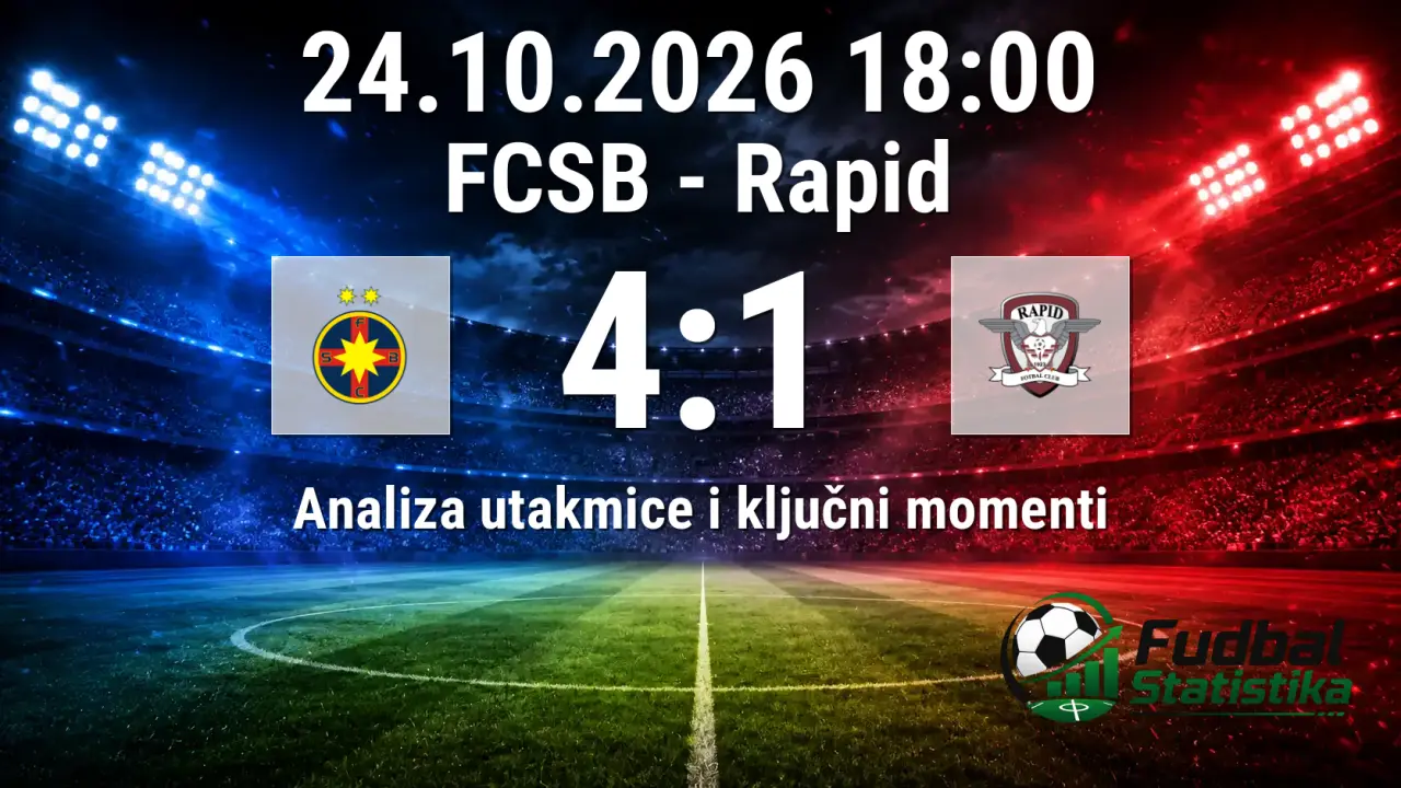 FCSB vs Rapid 4:1 analiza