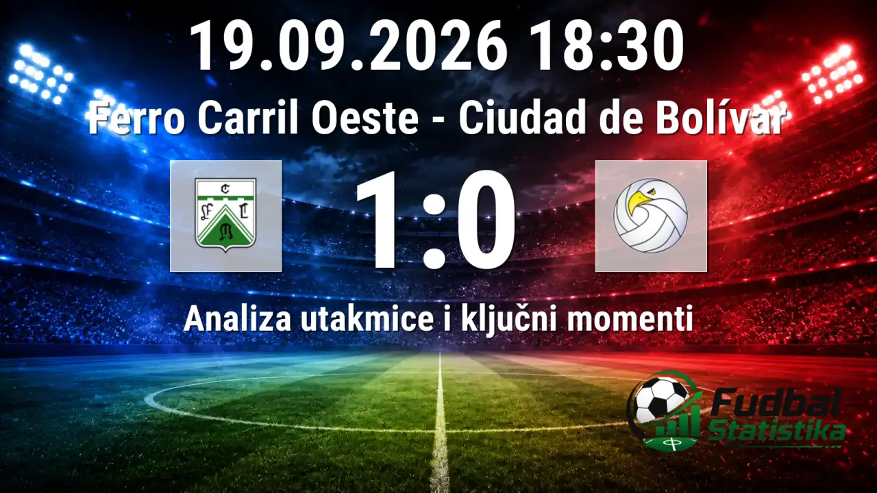 Ferro Carril Oeste - Ciudad de Bolívar 1:0