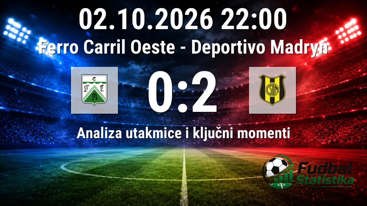 Ferro Carril Oeste - Deportivo Madryn 0:2, Primera Nacional 2026