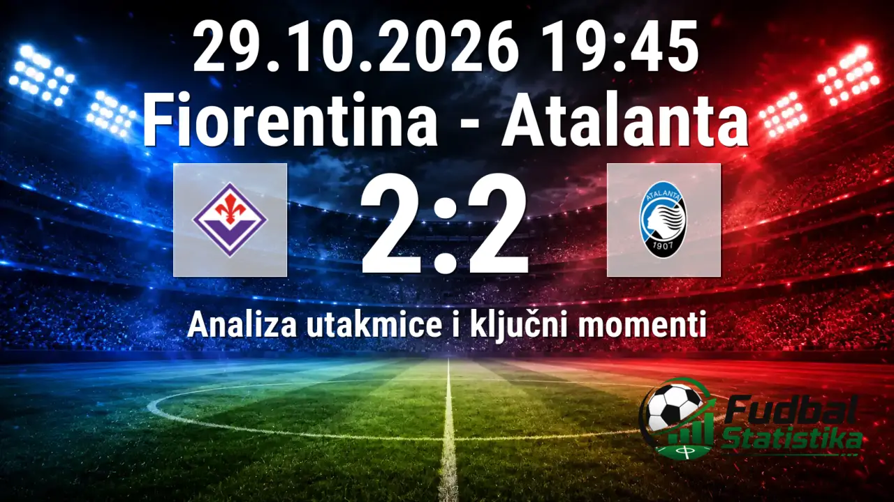 Fiorentina i Atalanta remizirali 2:2 u Seriji A