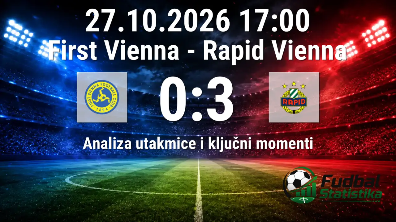 First Vienna vs Rapid Vienna 0:3 - Kup Austrije, osmina finala