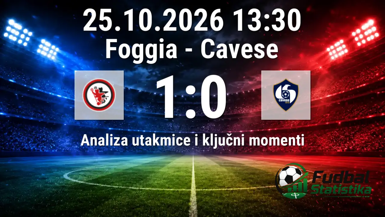 Foggia - Cavese 1:0 u Seriji C