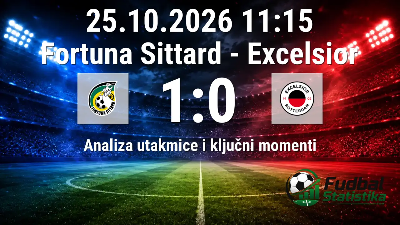 Fortuna Sittard vs Excelsior 1:0 - Eredivisie analiza