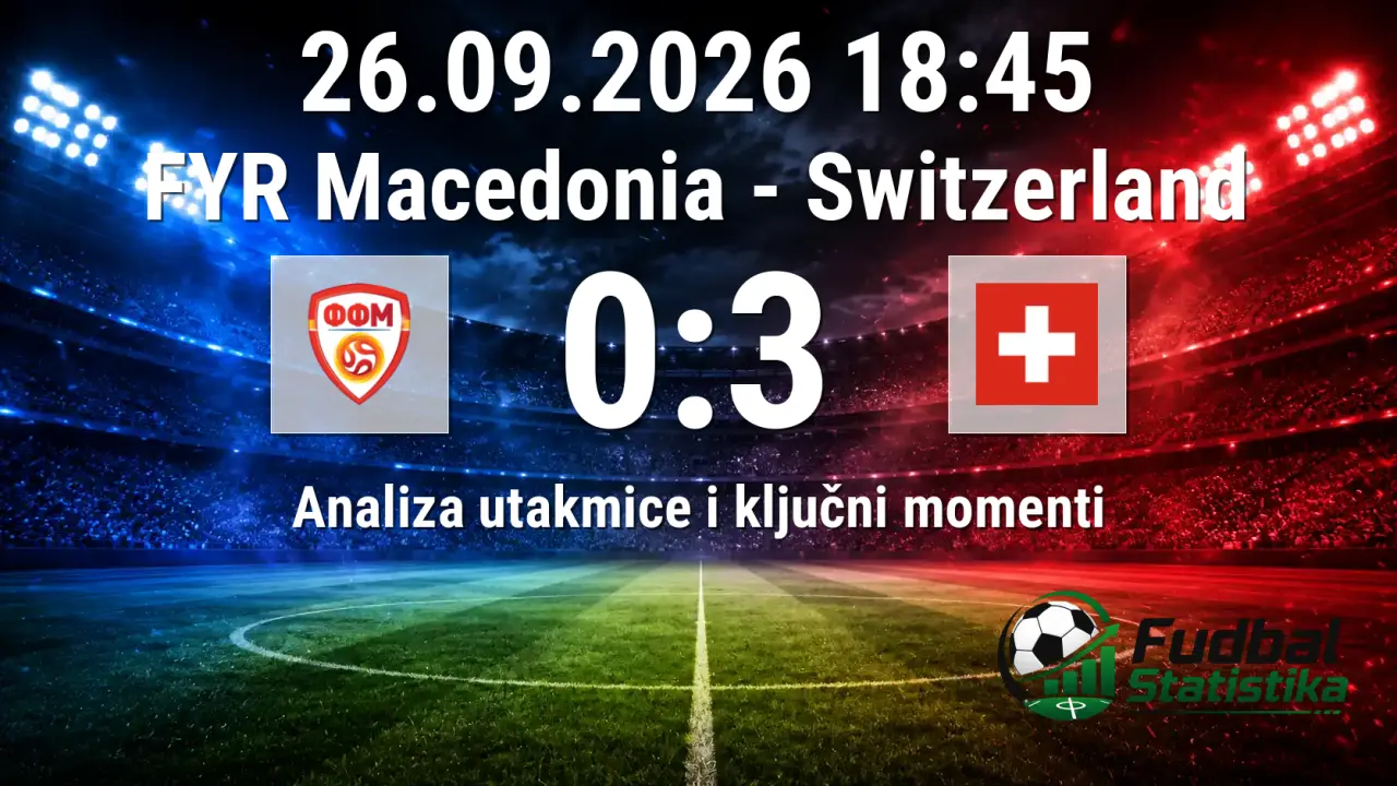 Makedonija - Švajcarska 0:3, UEFA Nations League