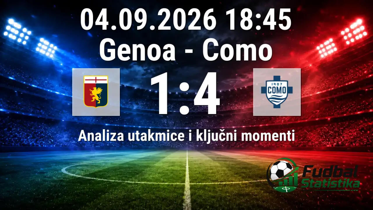 Genoa - Como 1:4, Serija A 3. kolo