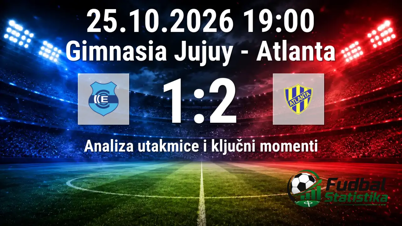 Gimnasia Jujuy - Atlanta 1:2, Primera Nacional 35. kolo