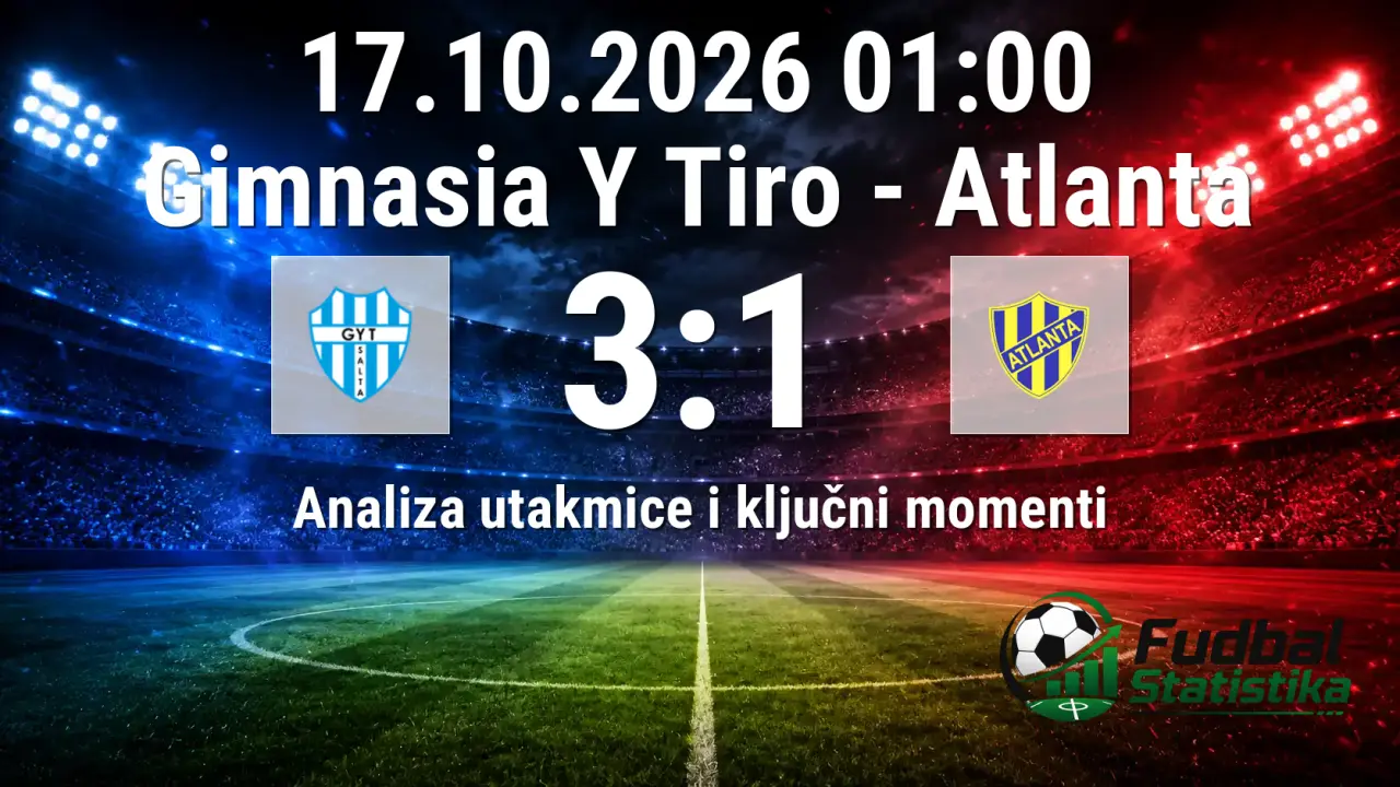 Gimnasia Y Tiro - Atlanta 3:1, Primera Nacional 34. kolo