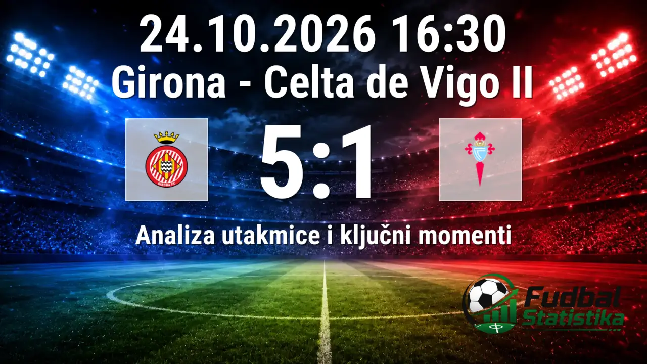 Girona - Celta de Vigo II 5:1 analiza