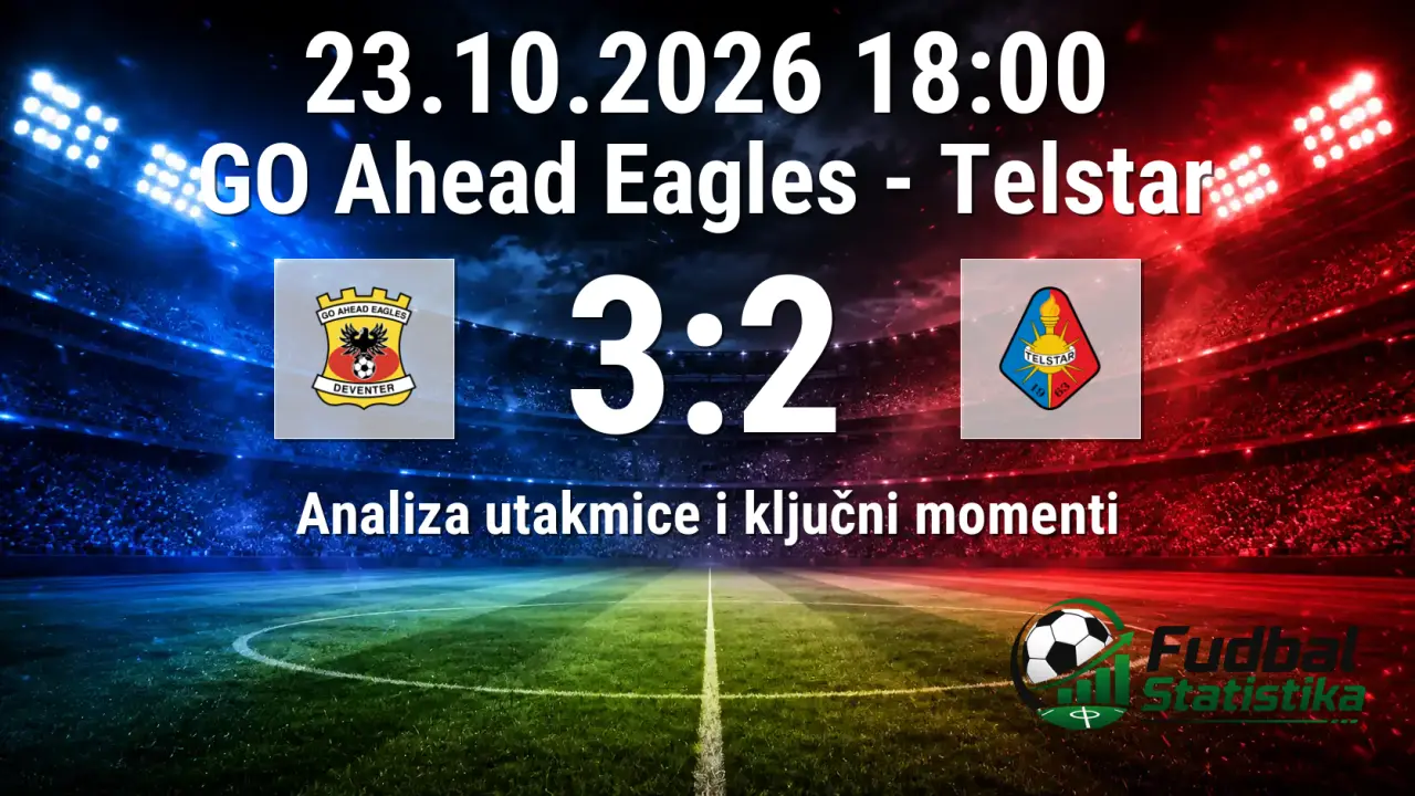 GO Ahead Eagles - Telstar 3:2 u Erediviziji