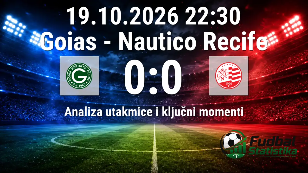 Goias i Nautico Recife odigrali 0:0 u Serie B Brazil