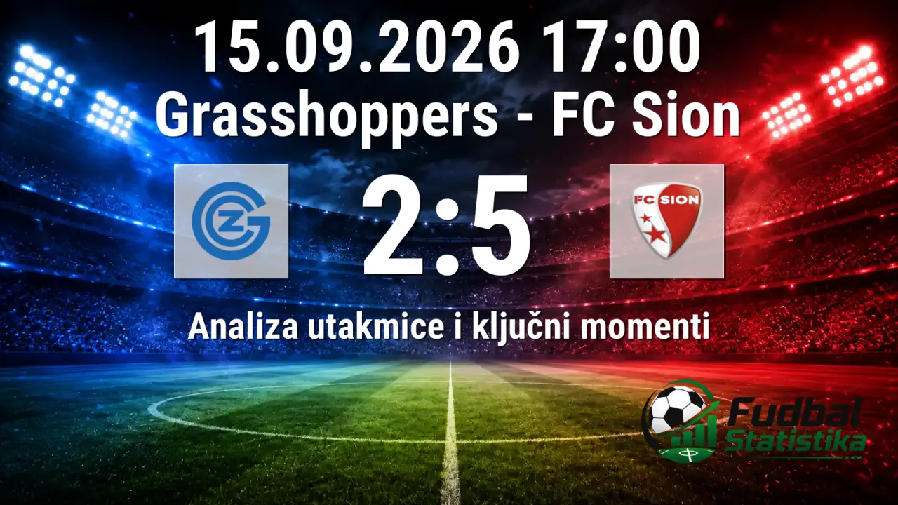 Grasshoppers - FC Sion 2:5, Super League 4. kolo
