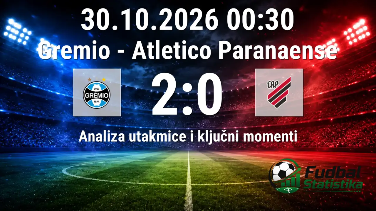 Gremio pobedio Atletico Paranaense u 33. kolu Serie A Brazila