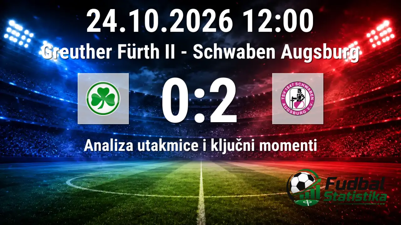 Greuther Fürth II vs Schwaben Augsburg 0-2