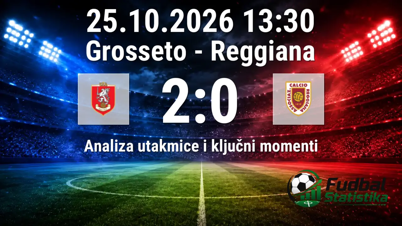 Grosseto - Reggiana 2:0, Serie C Girone B