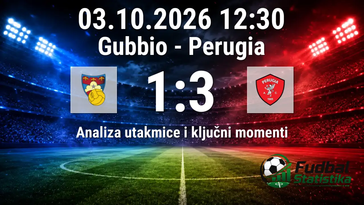 Gubbio - Perugia 1:3, Serie C Girone B