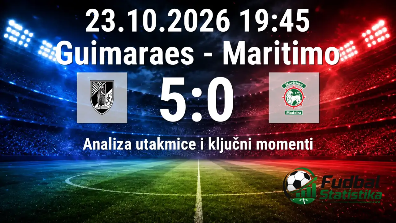 Guimaraes vs Maritimo 5:0 - Analiza utakmice 9. kola Primeira Lige
