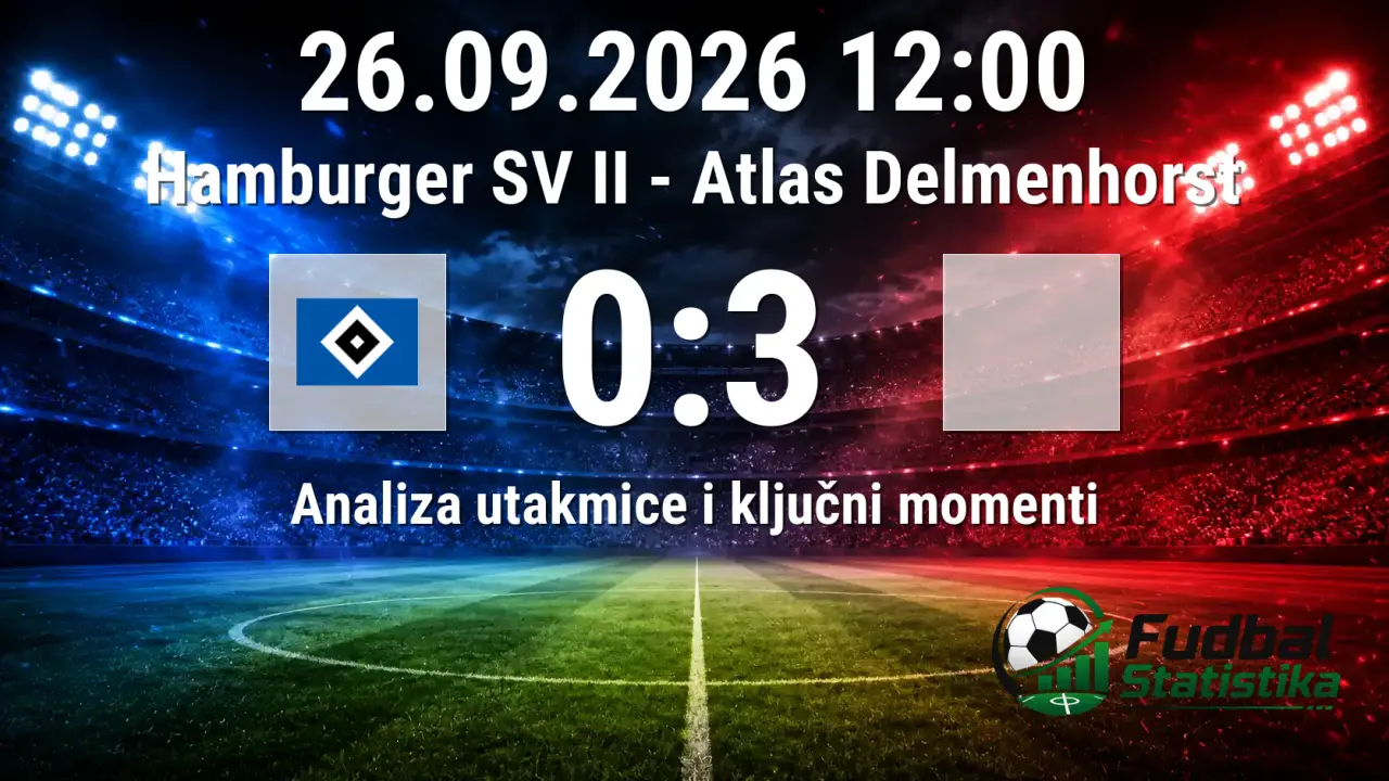 Hamburger SV II - Atlas Delmenhorst 0:3 analiza