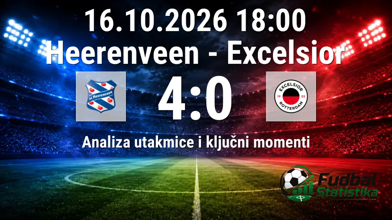 Heerenveen - Excelsior 4:0, Eredivisie 9. kolo