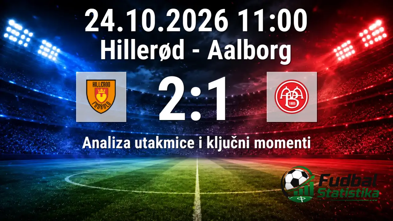 Hillerød - Aalborg 2:1, danska 1. Division 12. kolo
