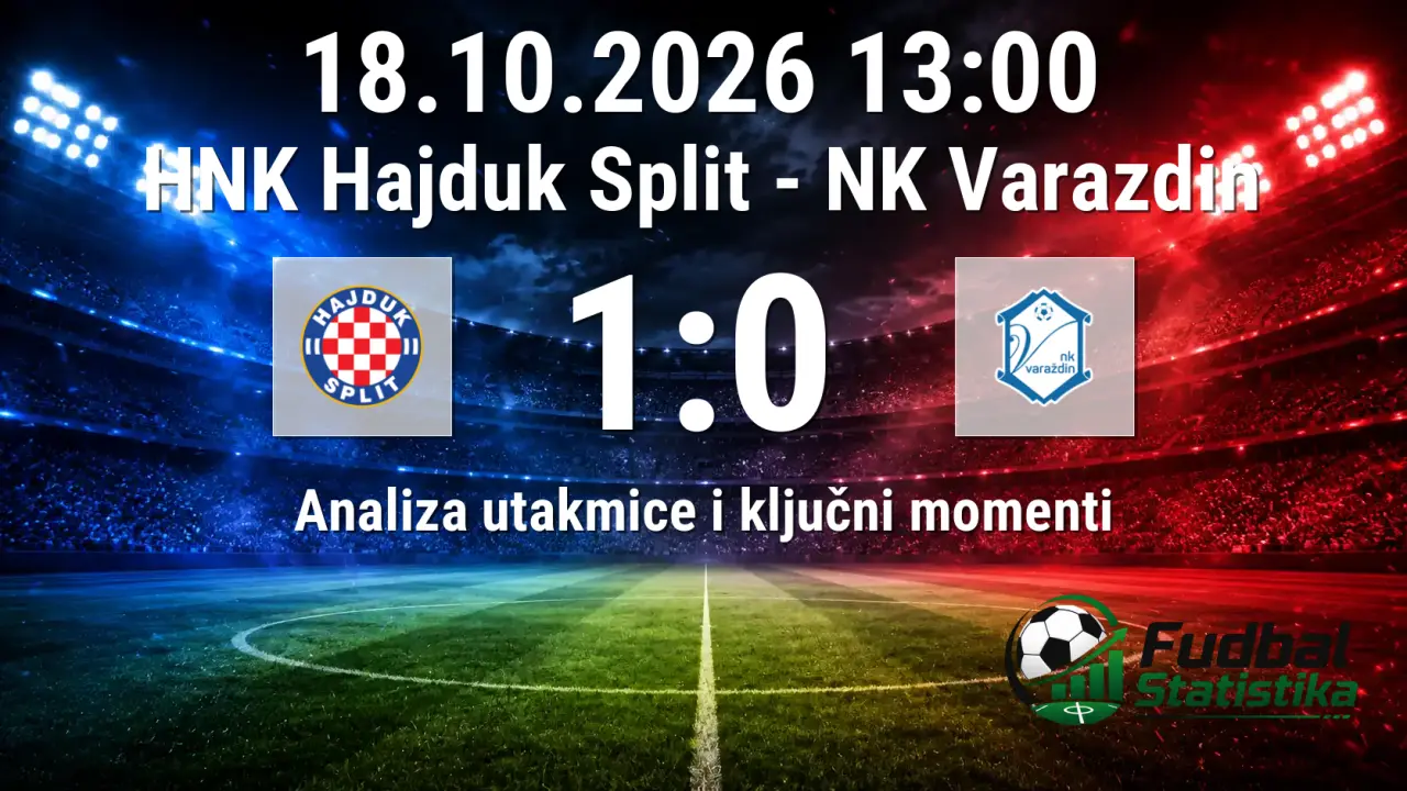 Hajduk Split - Varazdin 1:0 analiza utakmice
