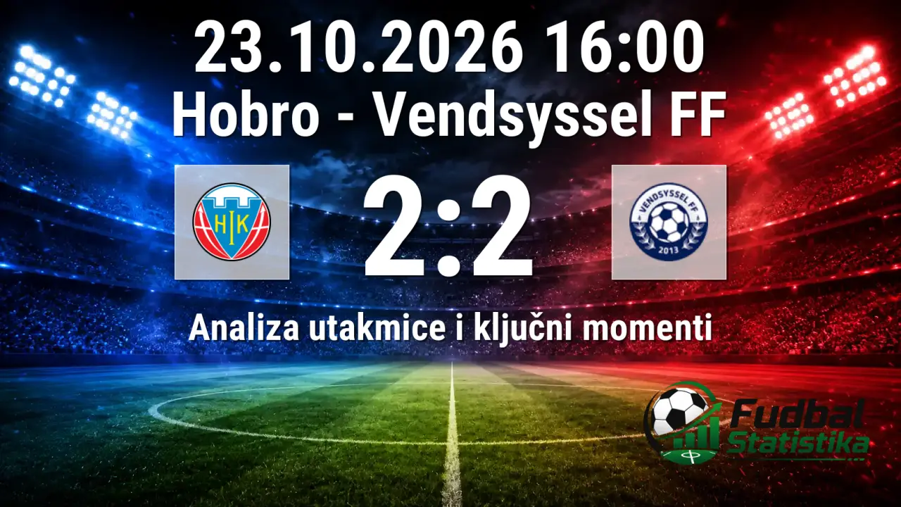 Hobro 2-2 Vendsyssel FF: Remi u 12. kolu danske 1. Division