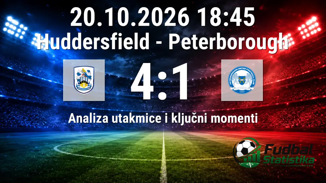 Huddersfield - Peterborough 4:1, League One 12. kolo