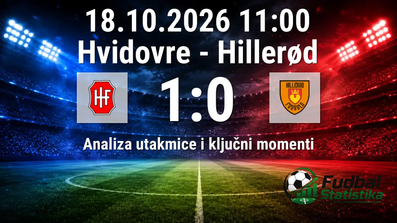 Hvidovre - Hillerød 1:0, Danska 1. Division, 11. kolo