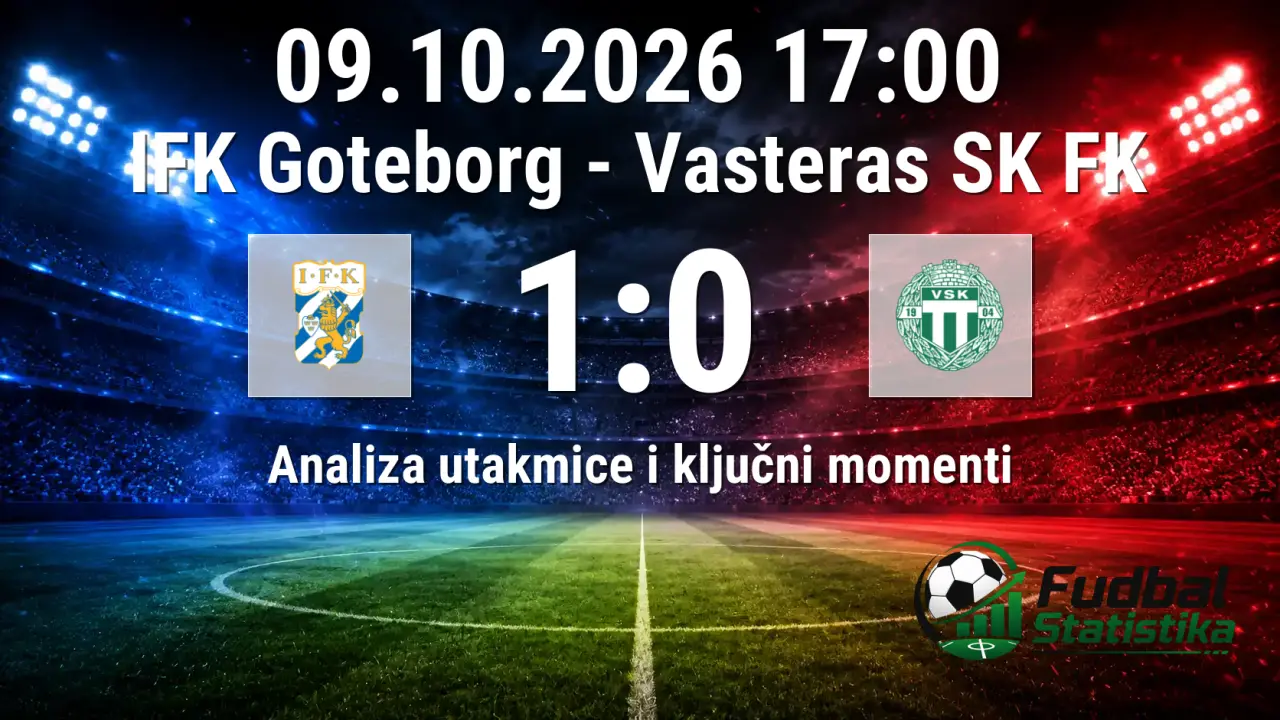 IFK Goteborg - Vasteras SK FK 1:0 analiza