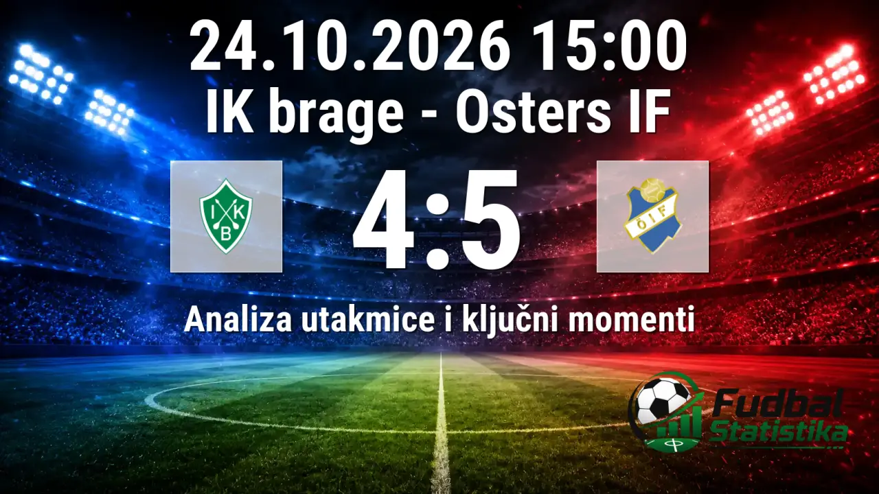 IK Brage - Osters IF 4:5, Superettan 2026