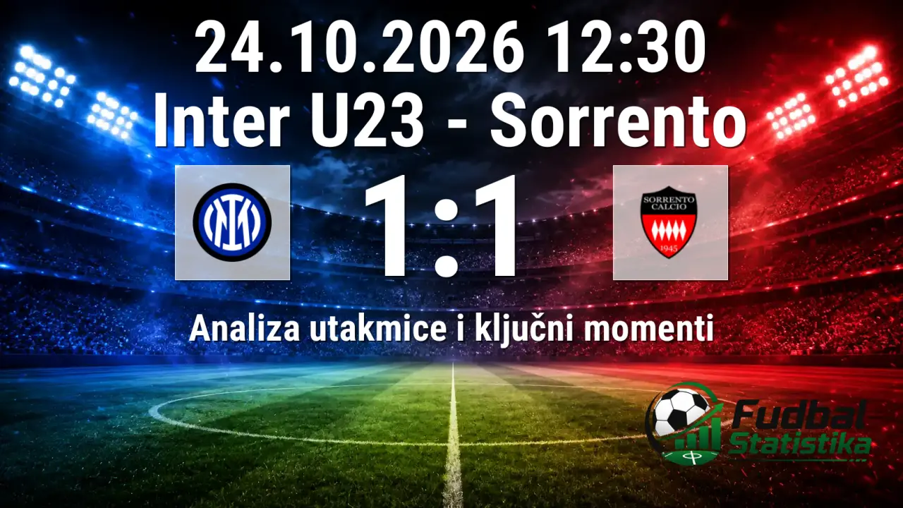 Inter U23 - Sorrento 1:1, Serie C Girone C