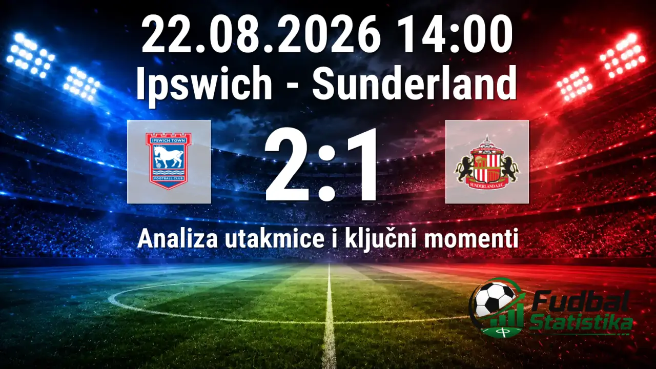 Ipswich - Sunderland 2:1, Premijer liga 2026