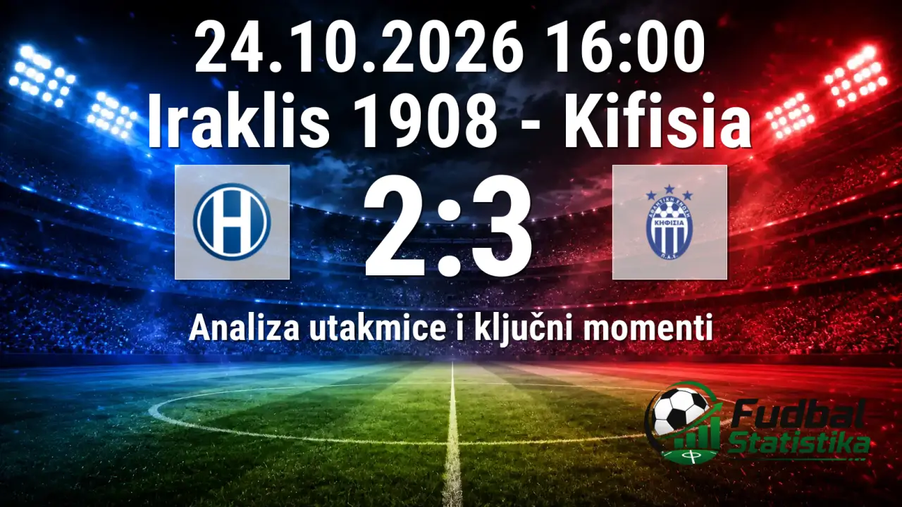 Iraklis 1908 - Kifisia 2:3, Super League 1 Grčka