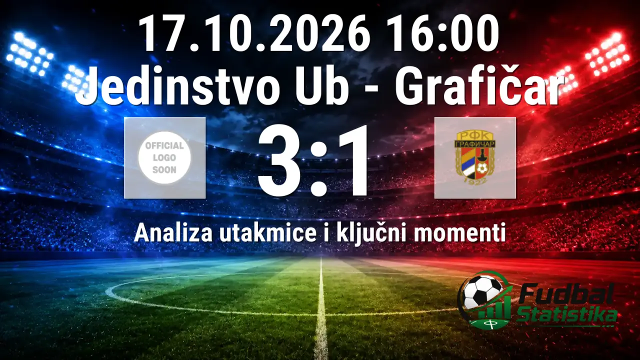 Jedinstvo Ub - Grafičar 3:1 analiza