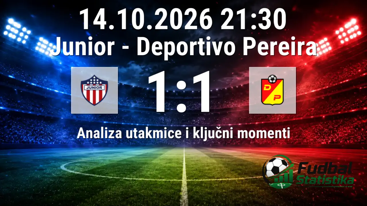 Junior i Deportivo Pereira remizirali u Kolumbijskoj Primjeri