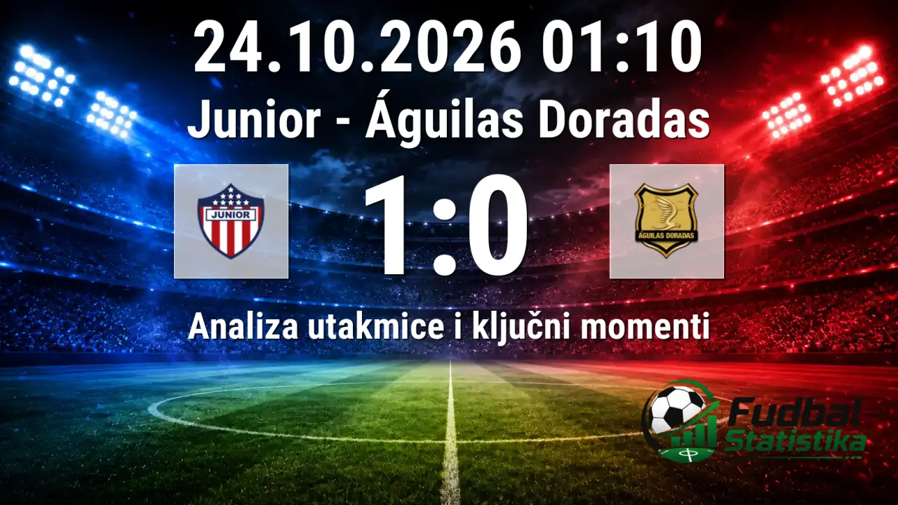 Junior - Águilas Doradas 1:0, Primera A, analiza