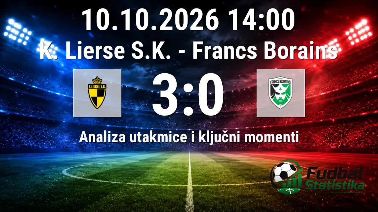 K. Lierse S.K. - Francs Borains 3:0