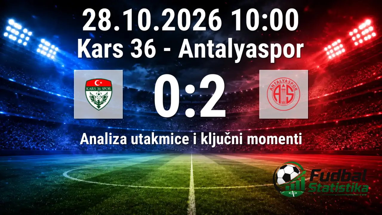 Kars 36 - Antalyaspor 0:2, Turski Kup 3. kolo