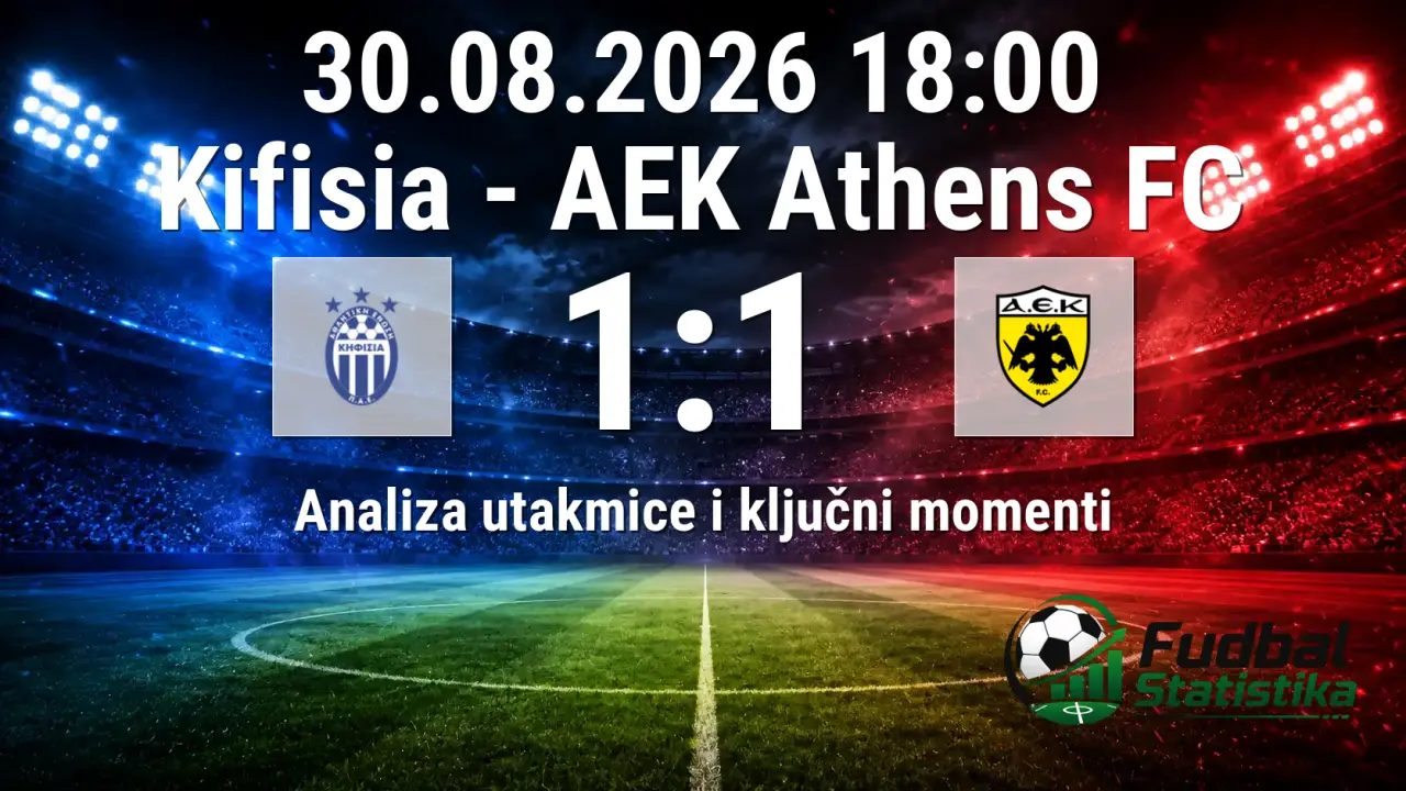 Kifisia - AEK Athens 1:1, Super League 1 analiza