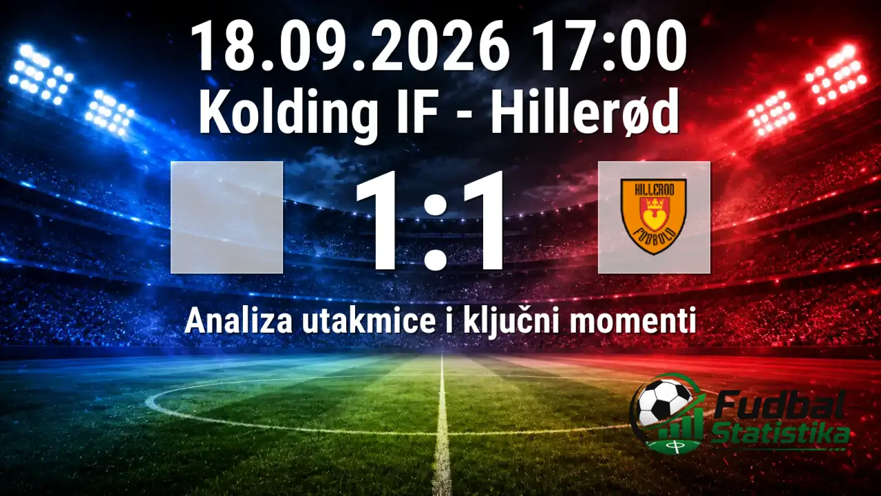 Kolding IF i Hillerød odigrali nerešeno 1:1 u danskoj 1. diviziji