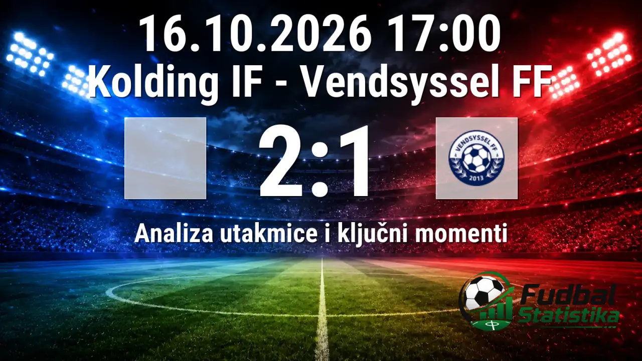 Kolding IF - Vendsyssel FF 2:1, Danska 1. Division, 11. kolo