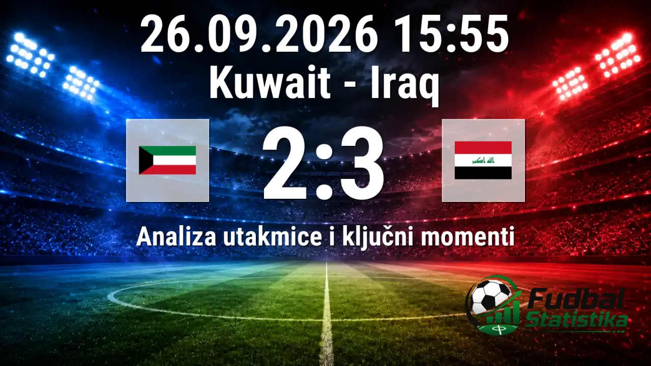 Kuvajt - Irak 2:3, Gulf Cup 2026