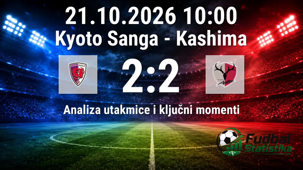 Kyoto Sanga i Kashima odigrali 2:2 u J1 League