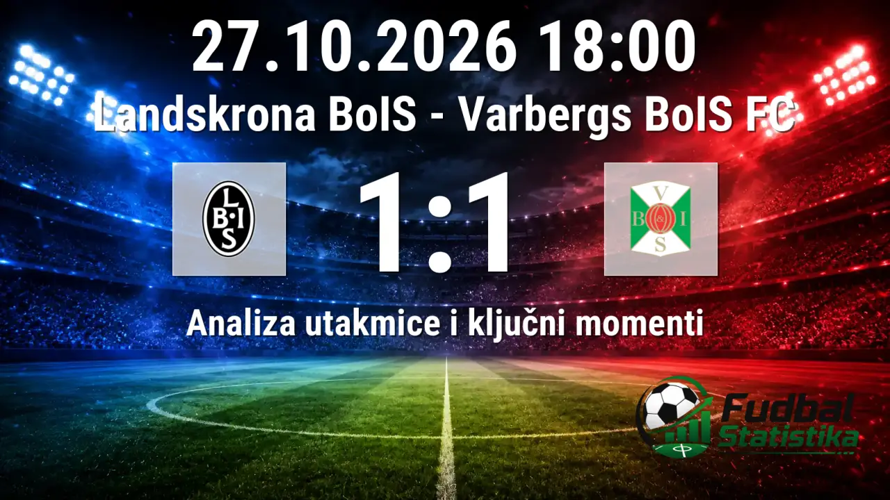 Landskrona BoIS - Varbergs BoIS FC 1:1 analiza