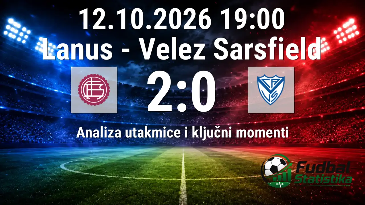 Lanus pobedio Velez Sarsfield 2-0 u Argentinskoj ligi