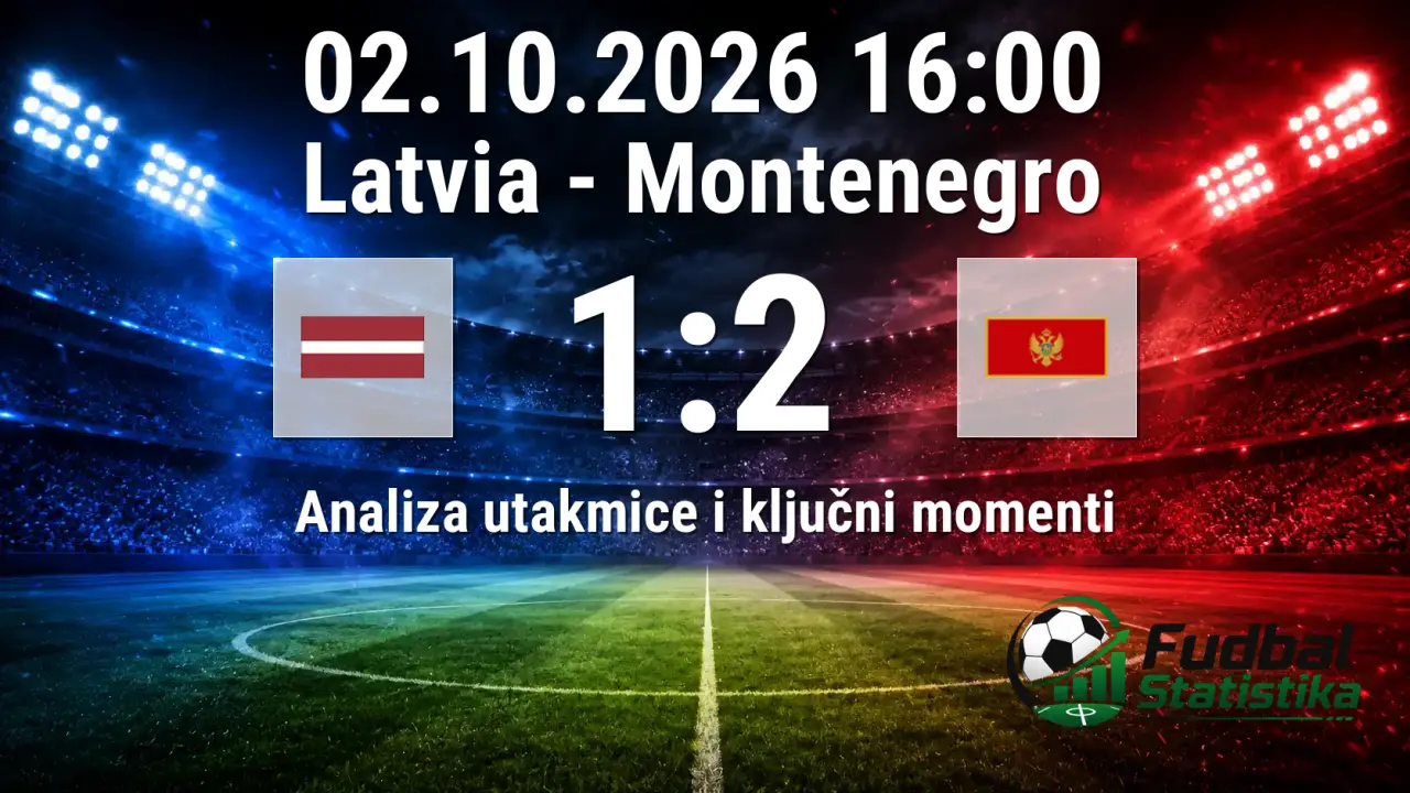 Latvija - Crna Gora 1:2, UEFA Nations League 2026