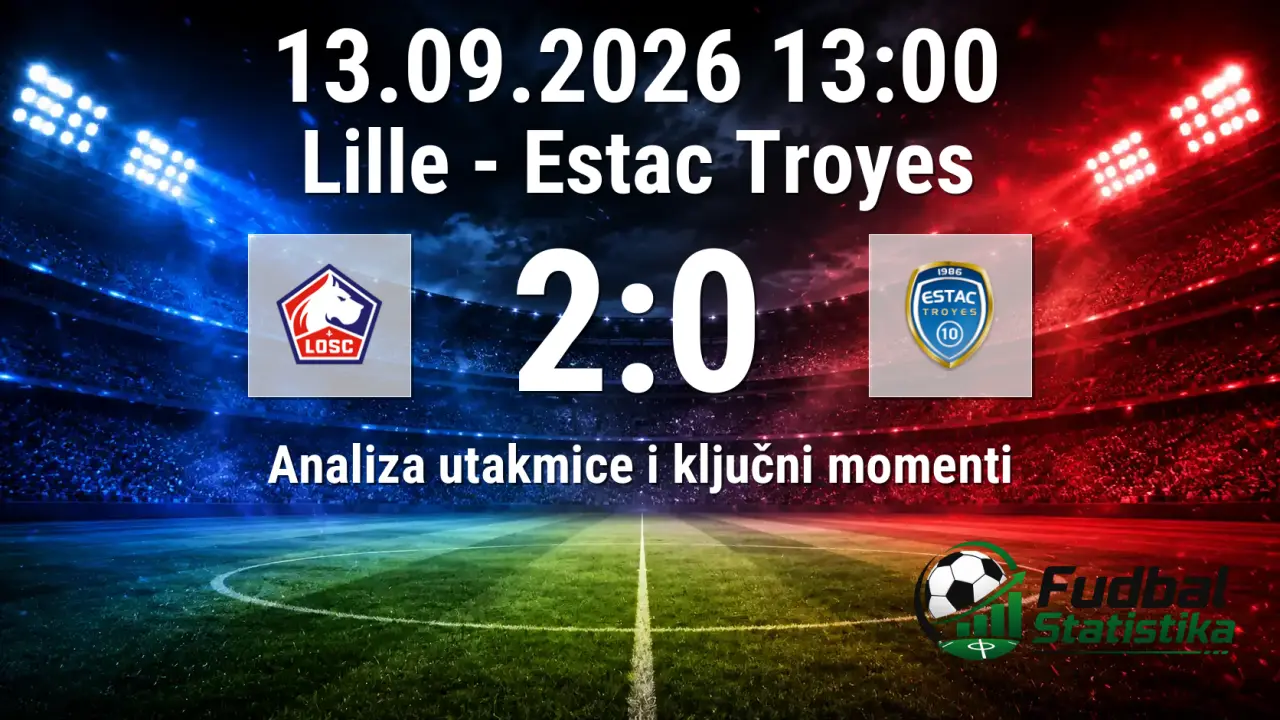 Lille - Estac Troyes 2:0, Ligue 1, 4. kolo