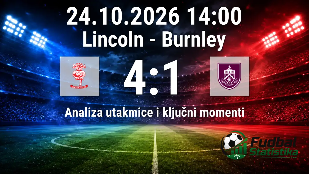 Lincoln - Burnley 4:1, Championship 12. kolo